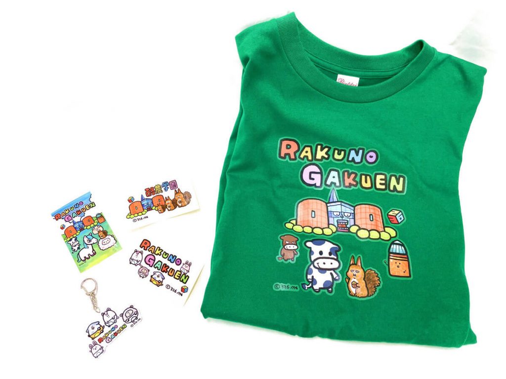 326さんコラボグッズ（Tシャツ、ステッカー、アクリルキーホルダー）