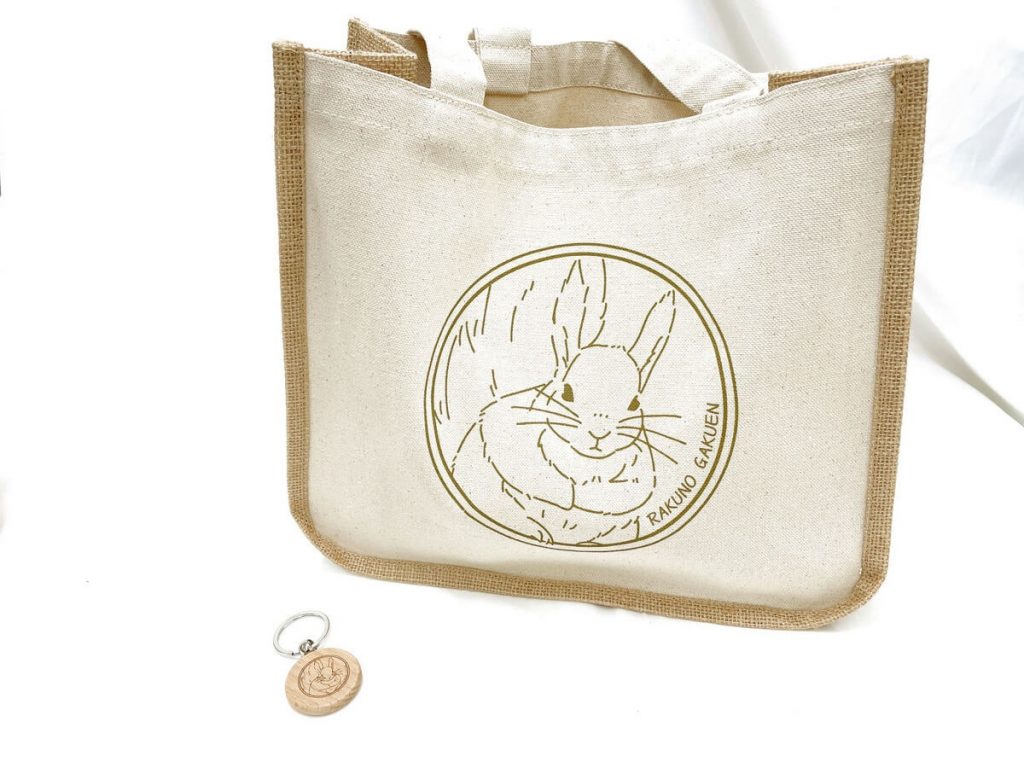 リスさんジュートトート/ウッドチャーム